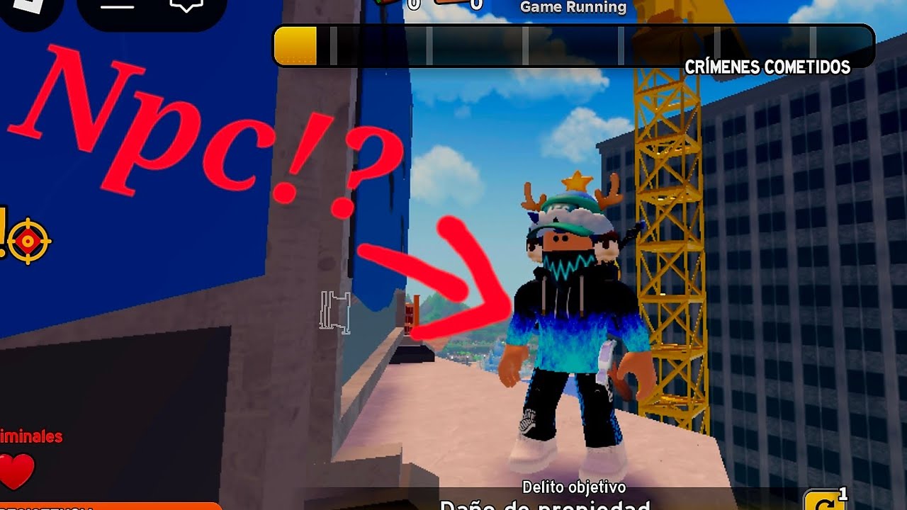 Siendo Npc en roblox!?