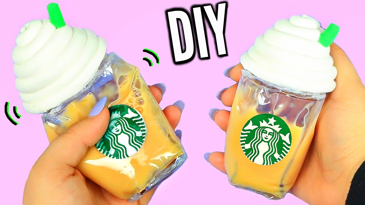 DIY Liquid Starbucks Squishy! Super Cool Liquid Squishy!