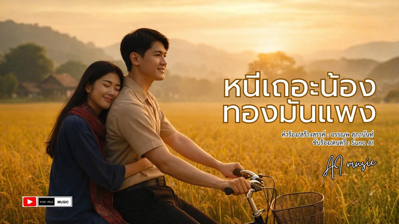 หนีเถอะน้อง ทองมันแพง [AI Official MV ] #เพลงลูกทุ่ง #เพลงลูกทุ่งฟังสบาย