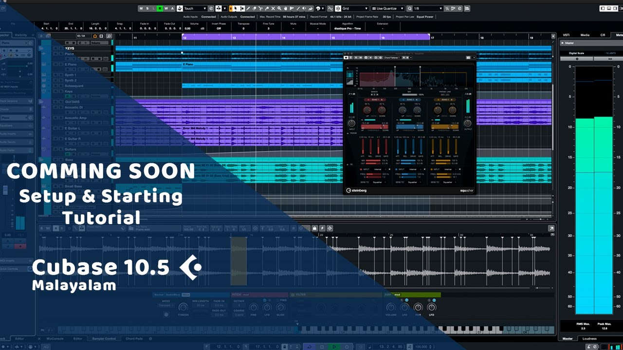 Cubase 10.5 Malayalam tutorial series start soon