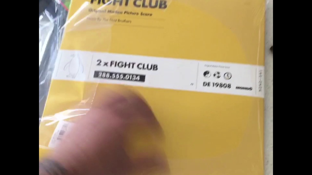 Dust Brothers - Fight Club Vinyl Unboxing