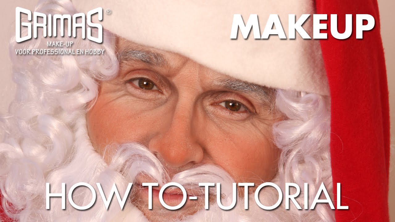 How to do a Santa Claus makeup-Como realizar un maquillaje de Papa Noel