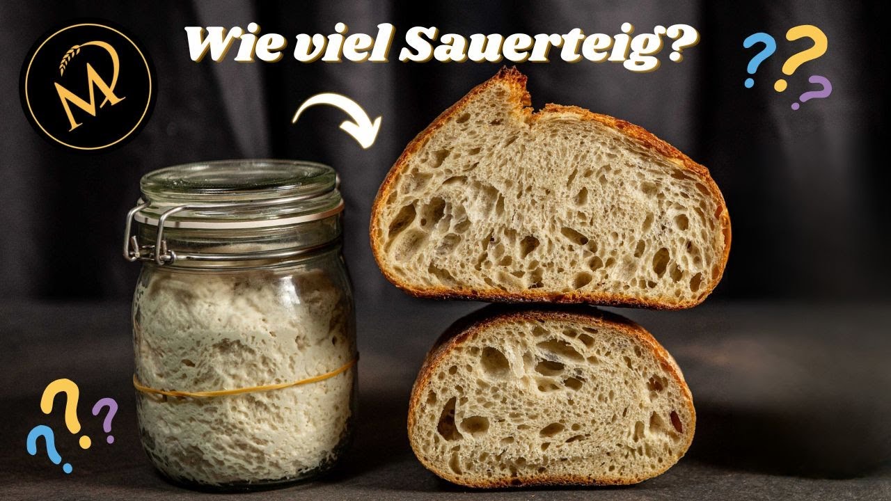 Wie viel Sauerteig braucht man auf 1 kg Mehl?  Die richtige Sauerteigmenge berechnen