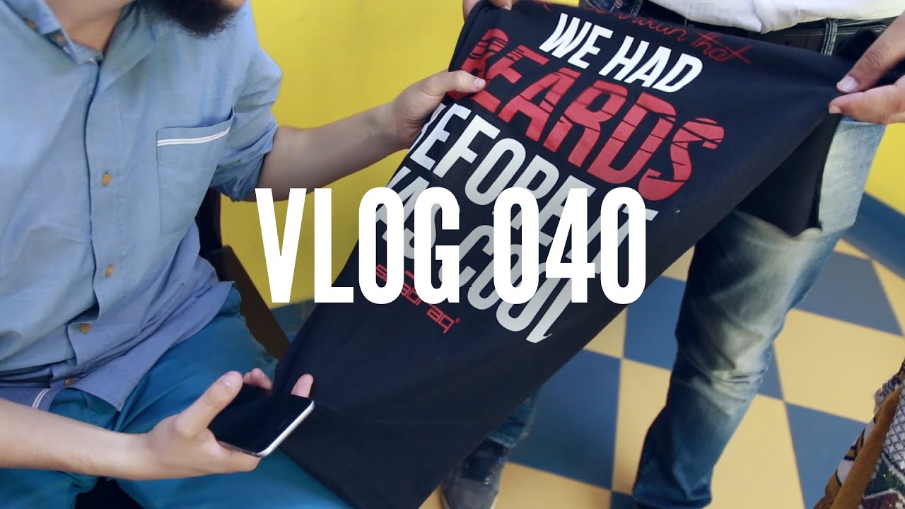 VLOG 040 - تي-شرتات جديدة