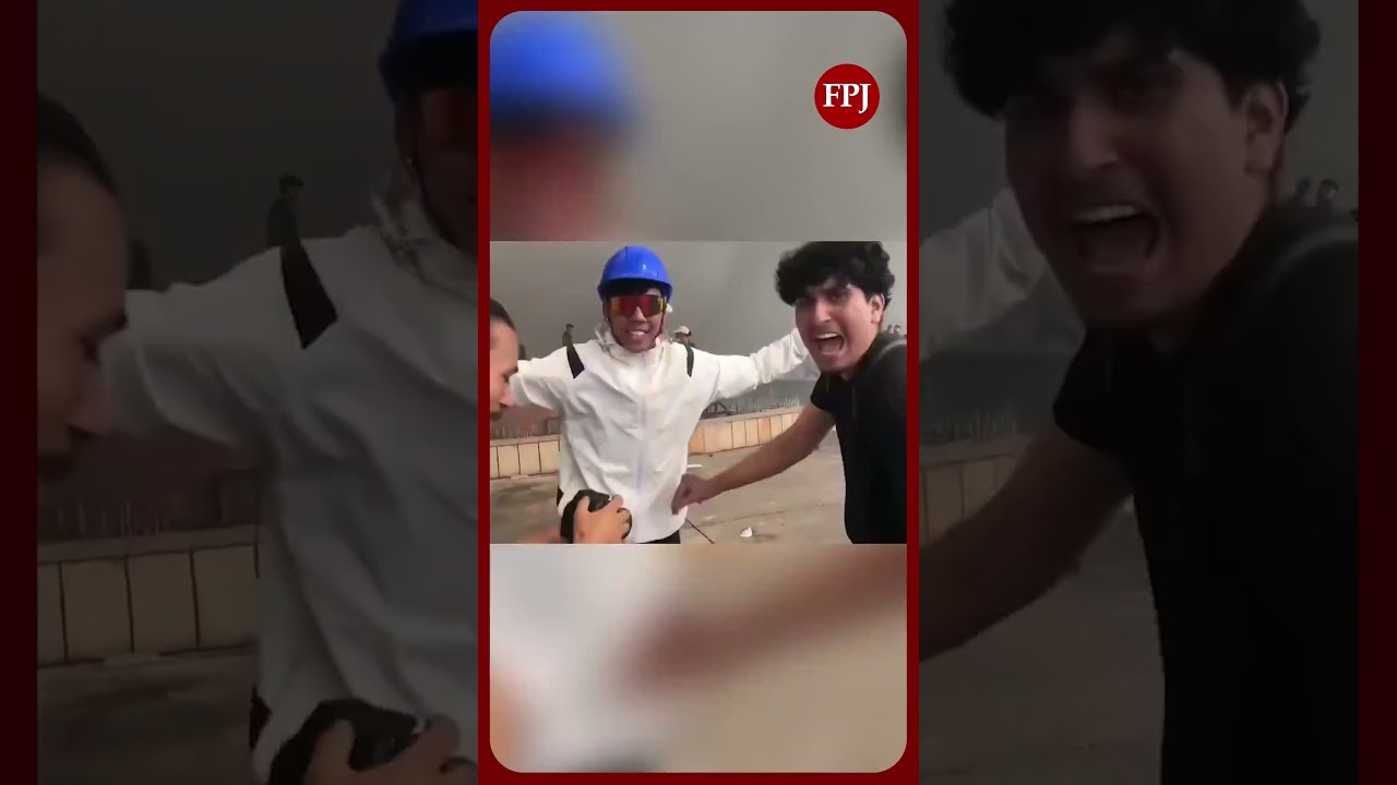 Gen Z Protester Shoots Reel as Nepal Erupts in Flames #nepal #nepalprotests #nepalcrisis