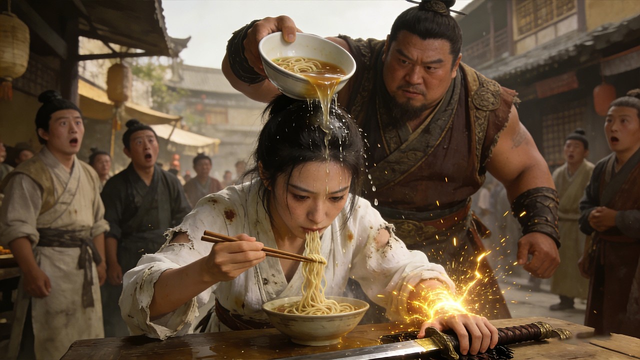 惡霸自以為武功高強，殊不知被欺辱的少女是功夫高手！#武侠 #功夫 #kungfu #kungfumaster