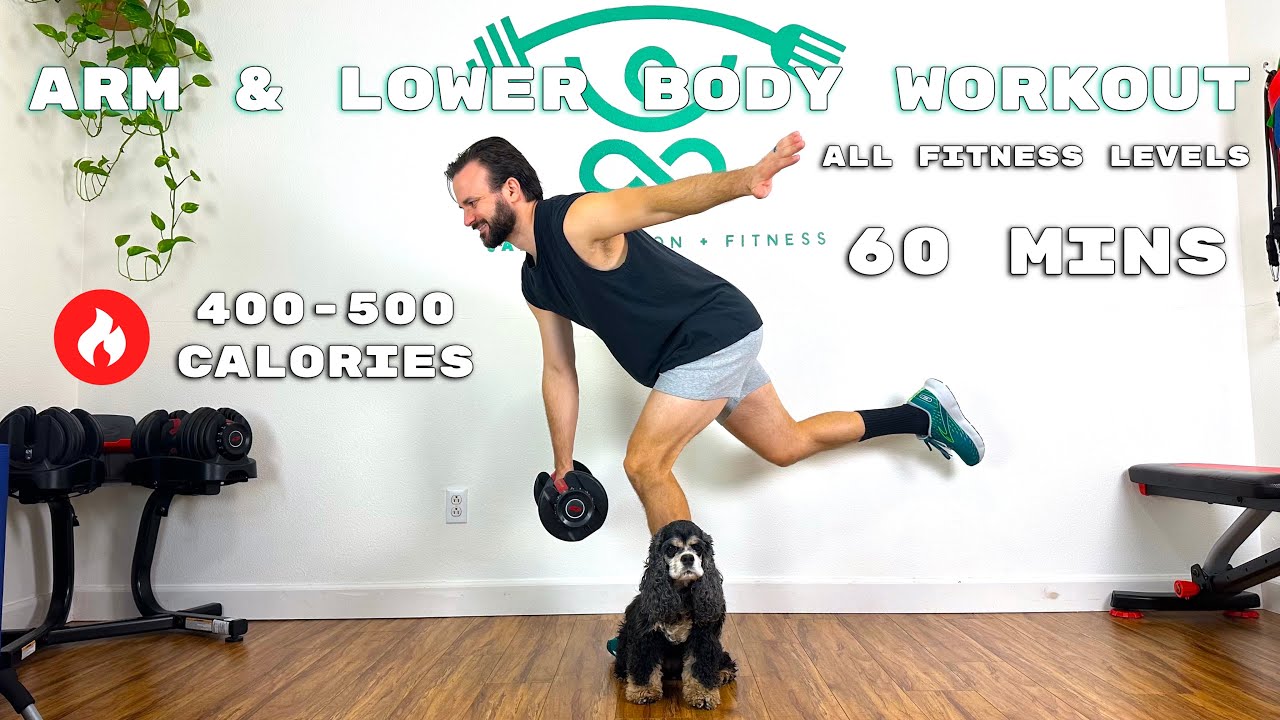 60 Min Arm & Lower Body Workout for All Fitness Levels | Build Muscle | JAZ it Up 293