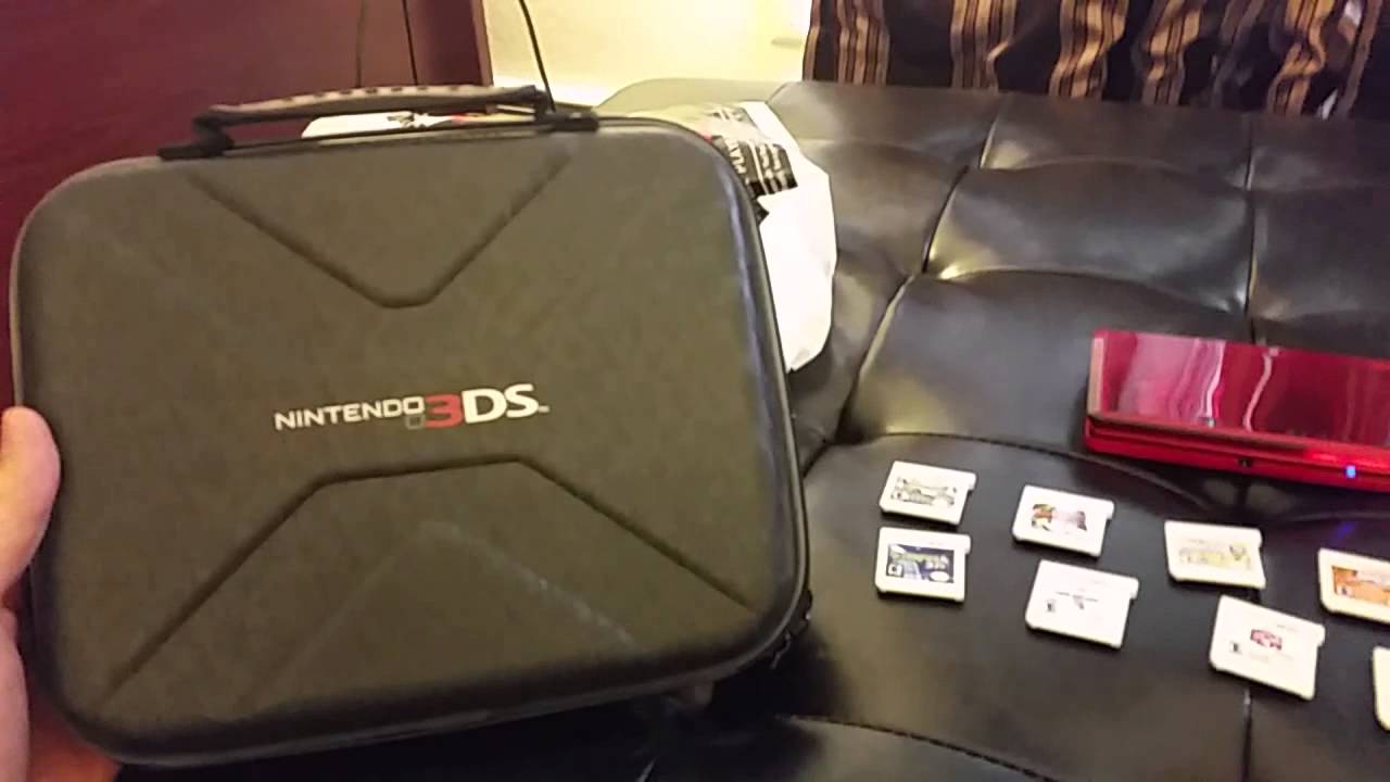 Nintendo 3DS Unboxing 11 Games & Deluxe Carrying Kit Filled With Accessories