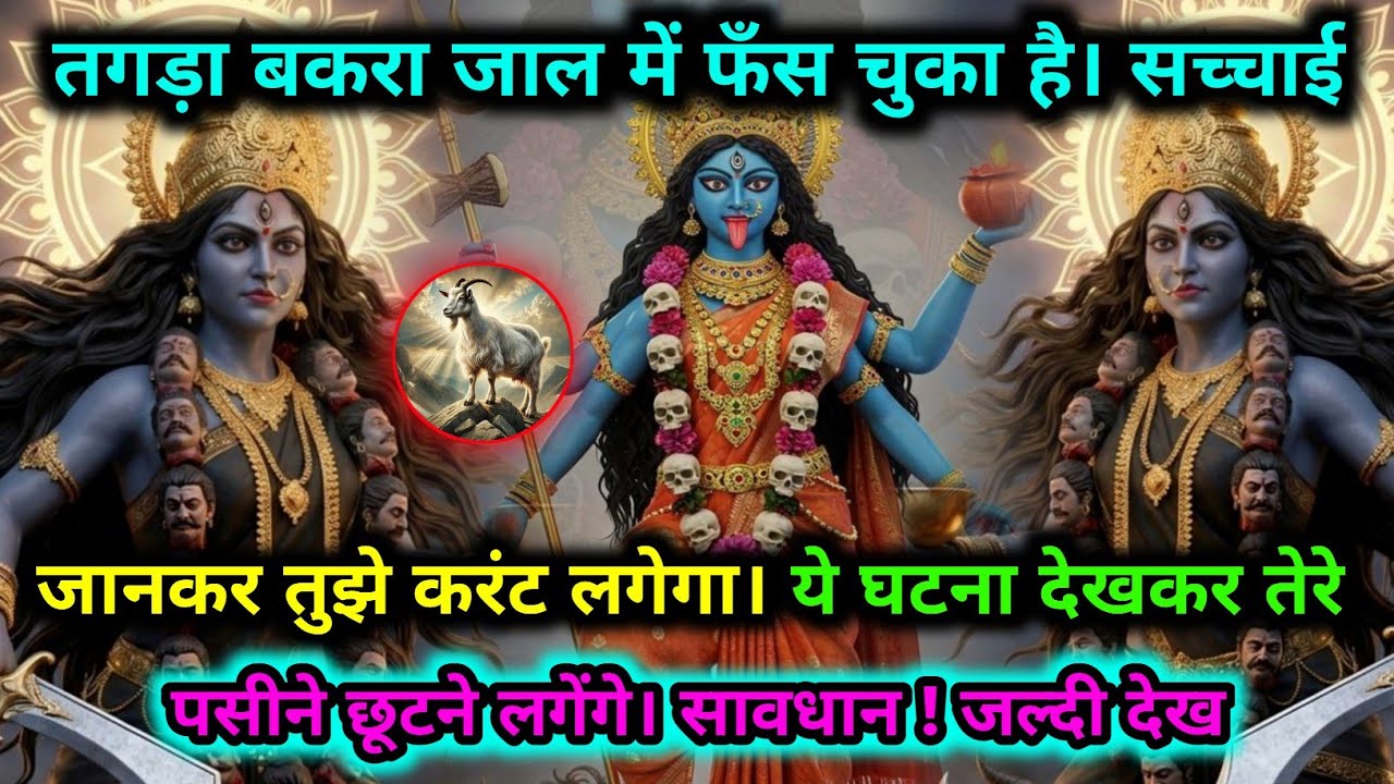 888.🕉️ Maa kali 🌺 तगड़ा बकरा जाल में फँस चुका है । सच्चाई जानकर तुझे करंट लगेगा..#kalimata 
