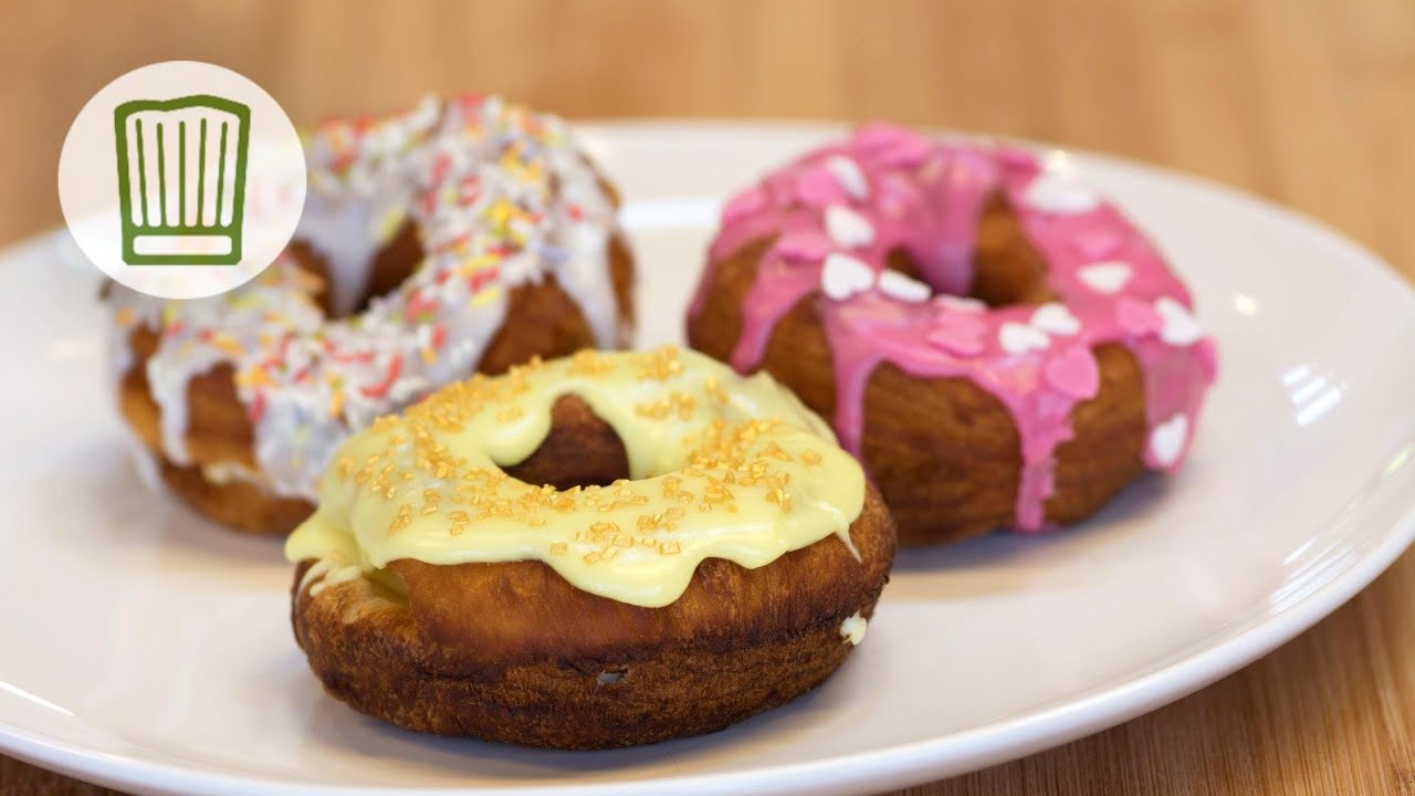 Rezept: Cronuts mit Vanillefüllung - Cronuts selber machen #chefkoch