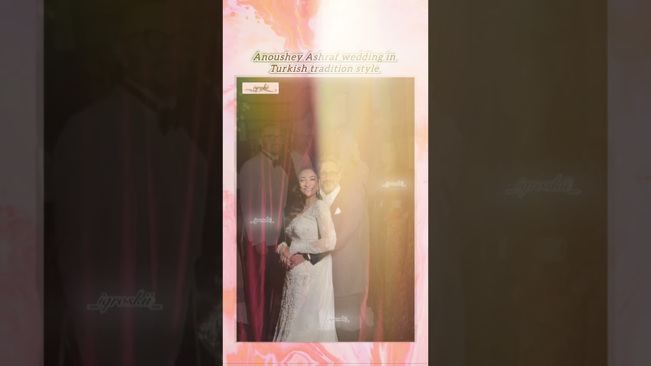anoushey ashraf with her husband lovely moment on wedding day #anousheyashraf #weddingday #iqroskii
