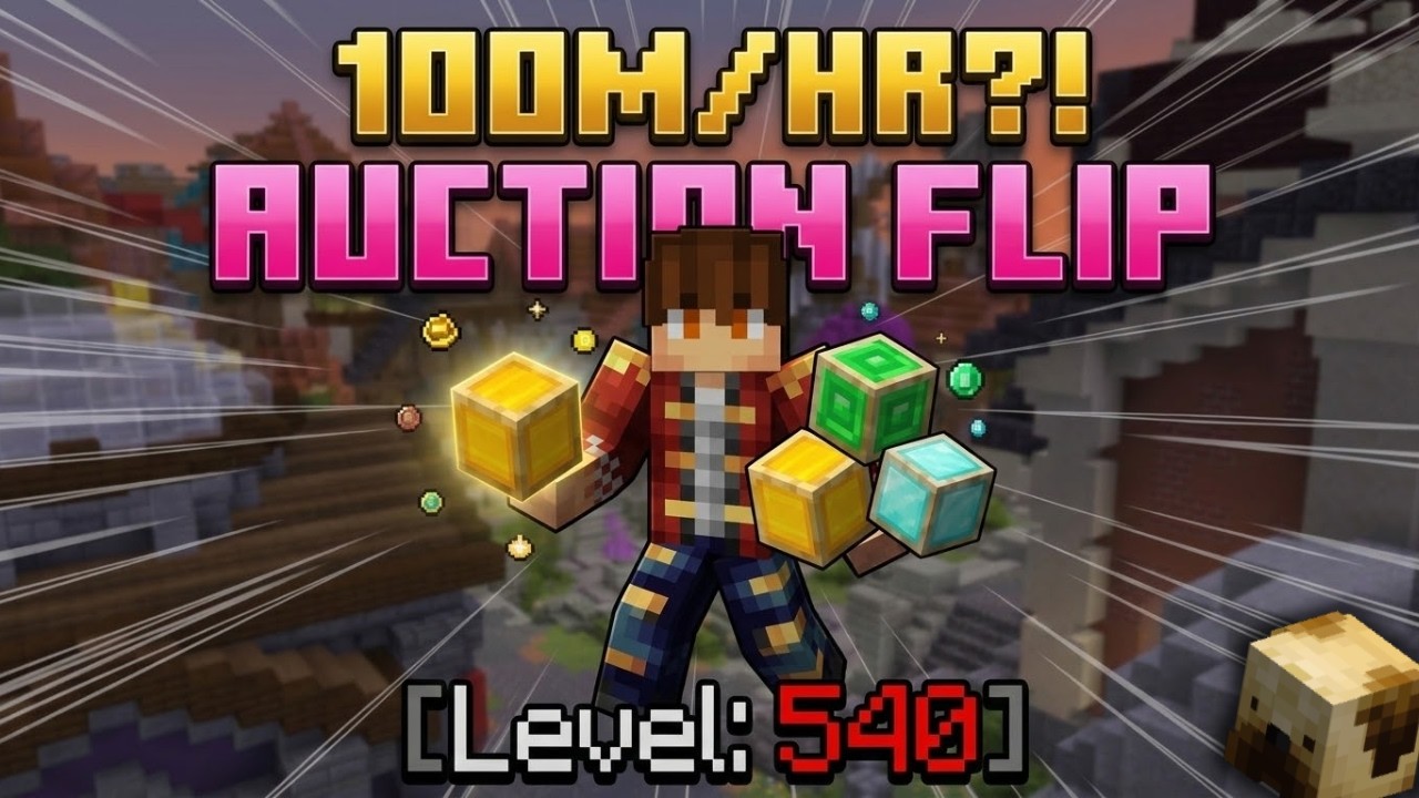 How I Make BILLIONS Auction Flipping in Hypixel SkyBlock…
