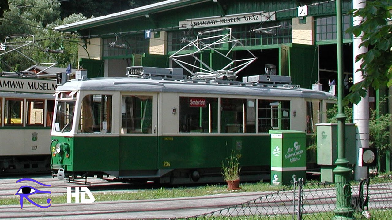 Straßenbahn Graz GVB Tramway Museum Triebwagen SGP 234 Sommer 2008