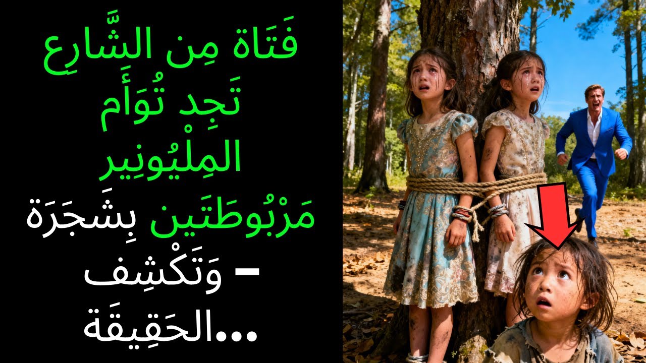 فَتَاة مِن الشَّارِع تَجِد تُوَأَم المِلْيُونِير مَرْبُوطَتَين بِشَجَرَة – وَتَكْشِف الحَقِيقَة...