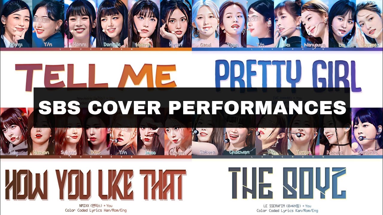 [SBS COVER PERFORMANCES] NewJeans, IVE, NMIXX, Le Sserafim: You as a member (뉴진스, 아이브, 엔믹스, 르세라핌)
