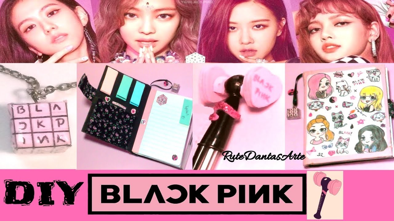 DIY BLACK PINK: 6 IDEIAS PARA VOCÊ SE INSPIRAR! #diykpop #pinkvenom