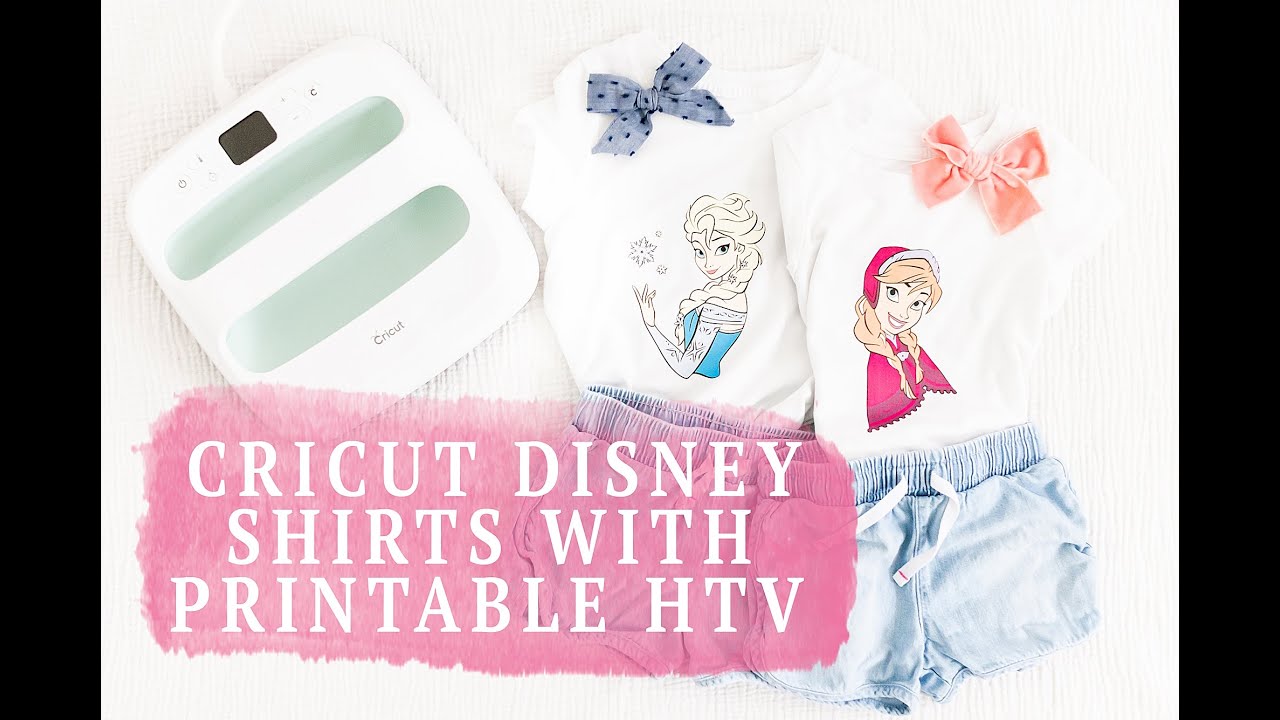 CRICUT DISNEY SHIRTS WITH PRINTABLE HTV!