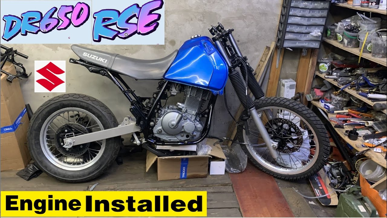 Suzuki DR650 RSE Restoration Part 5 The Engine installation