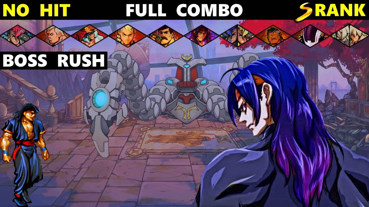 Streets of Rage 4 Boss Rush Full Combo Shiva SoR3