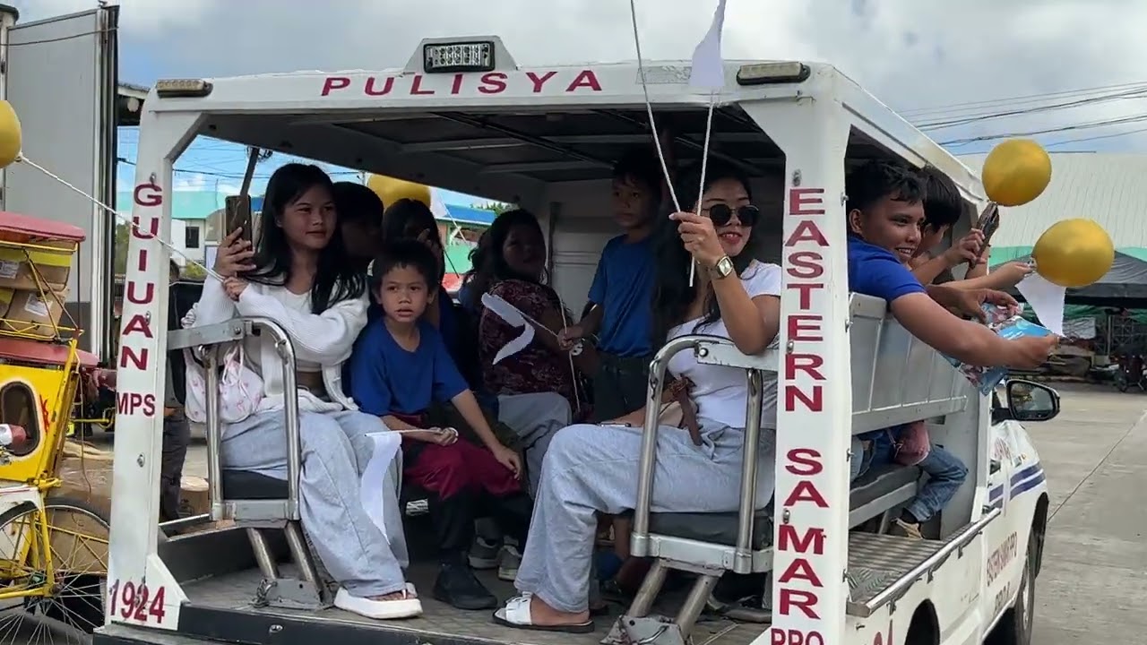 Guiuan Seventh-day Adventist Church Motorcade - raw video