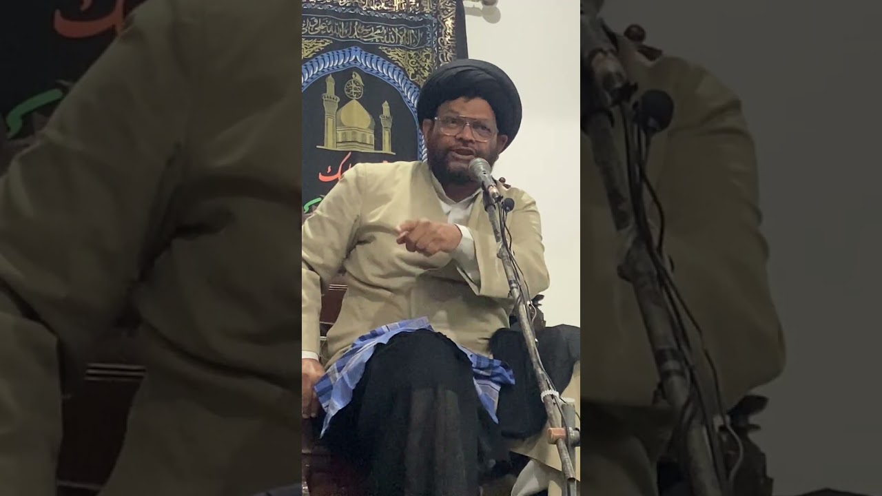 Aali jb Maulana SABEEHUL HUSSAIN sb Qibla nayab sadr Tanzeemul Makatib MAJLIS ko khitaab karte hue.