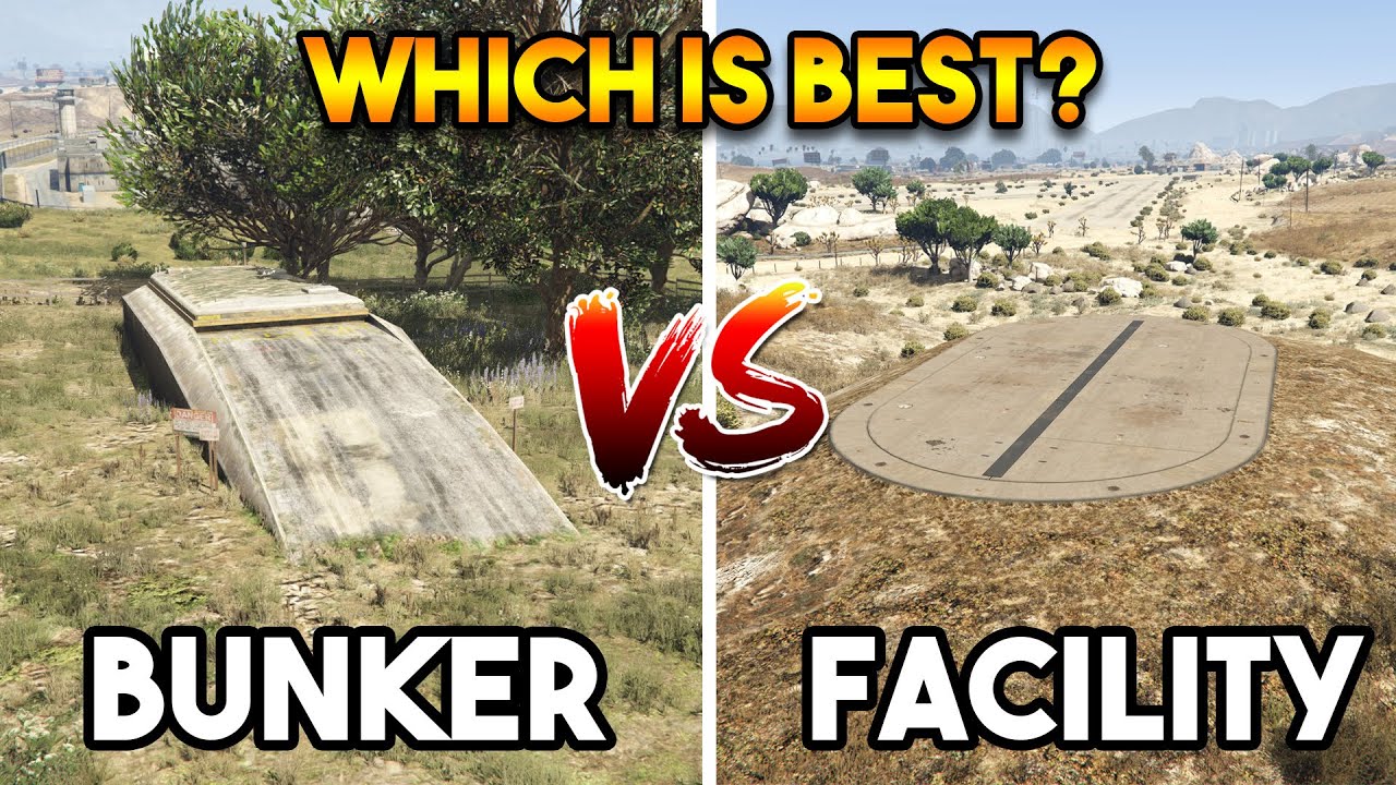 GTA 5 ONLINE : BUNKER VS FACILITY (WHICH IS BEST?)