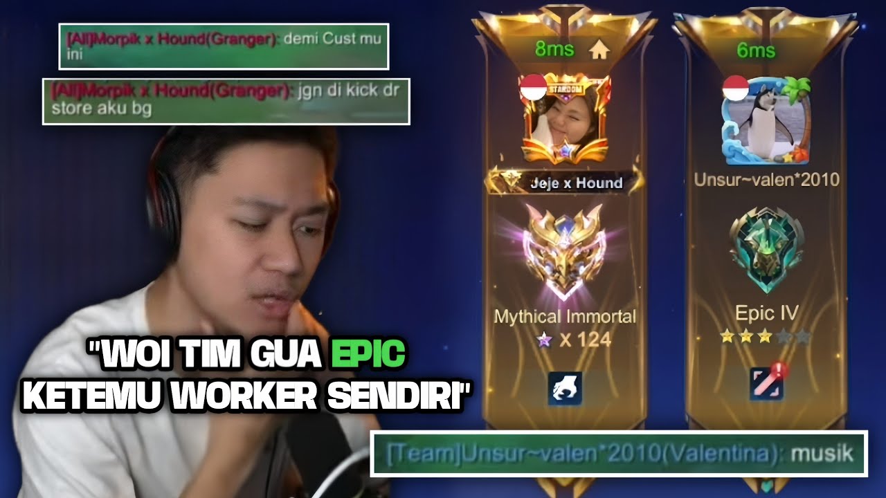 NIATNYA MAU NGEPRANK JEJE PAKE AKUN EPIC, EH MALAH KETEMU WORKER JEJE 😭🫵