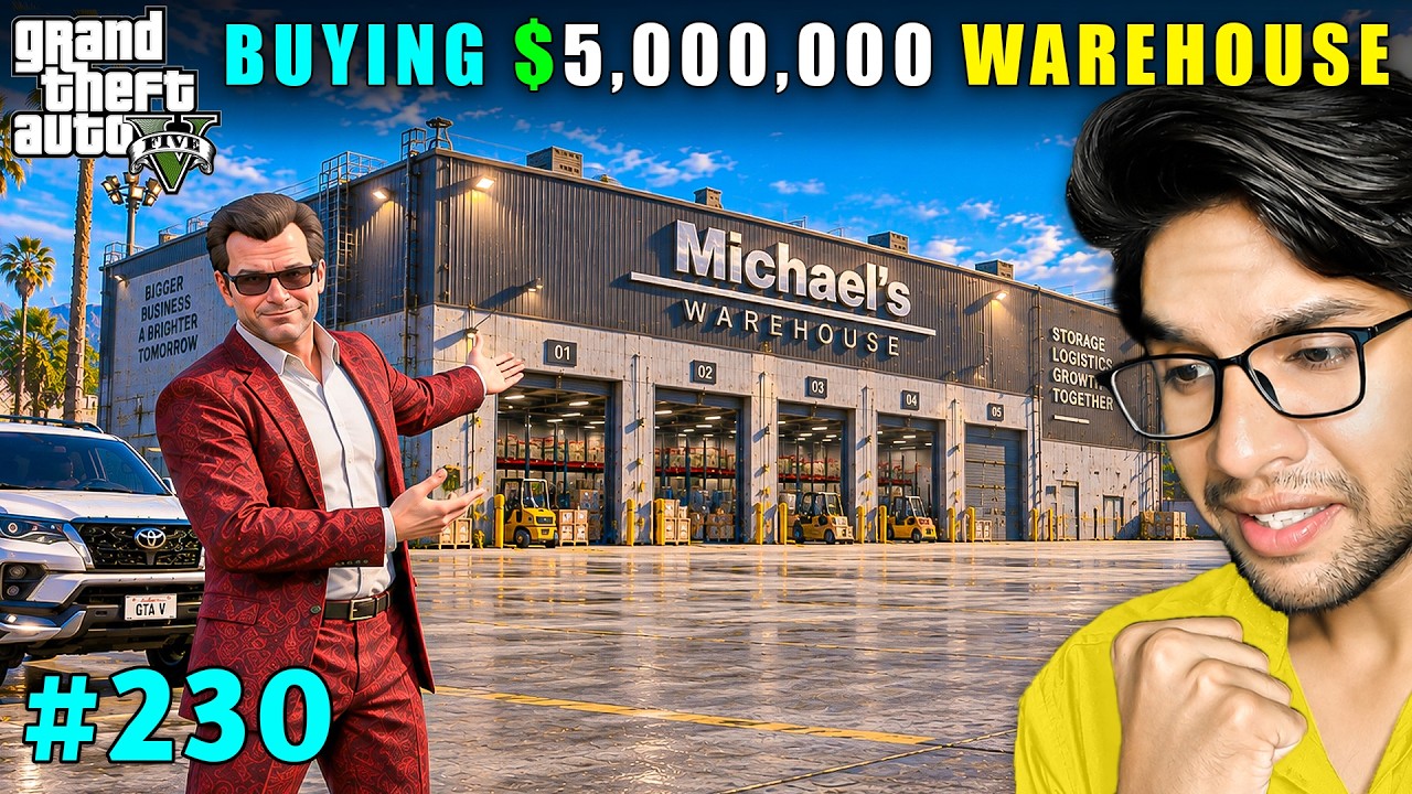 BUYING THE MOST EXPENSIVE WAREHOUSE FOR MICHAEL | GTA V GAMEPLAY #230