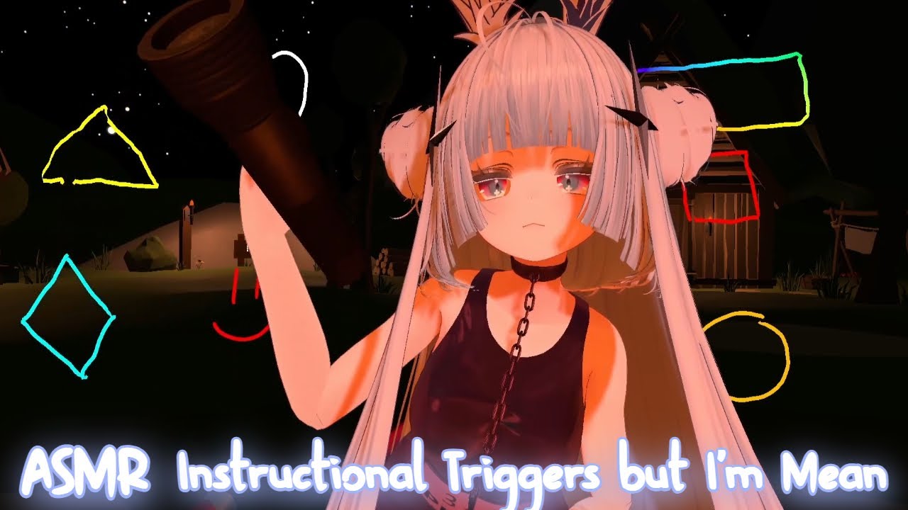 🎃ASMR🎃︱Instructional Triggers but I'm Mean