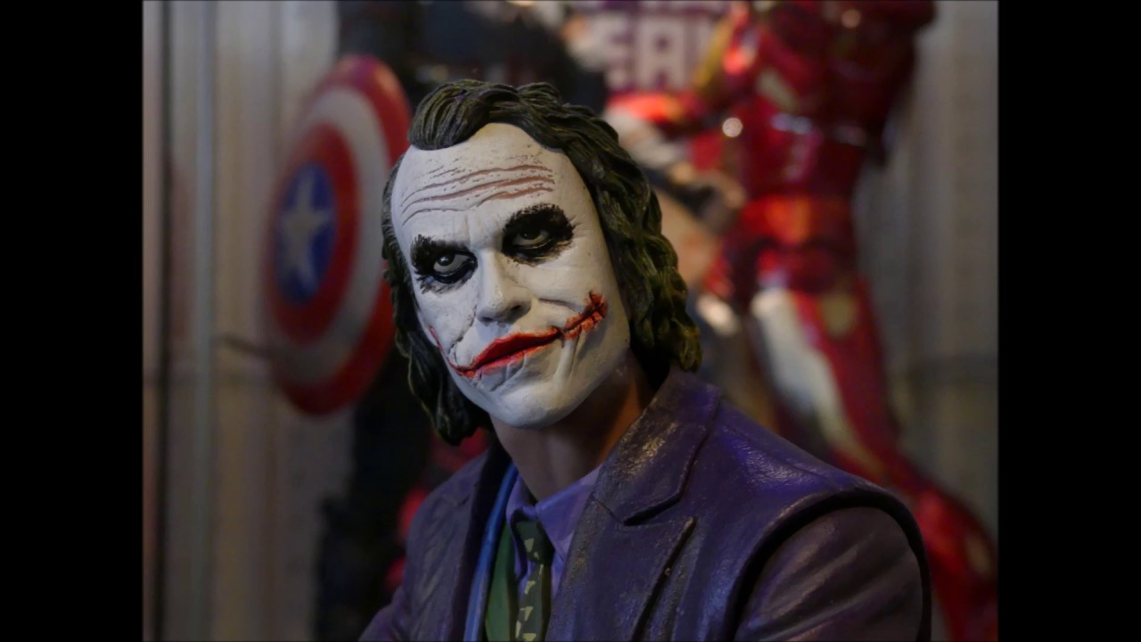 NECA 1/4 scale Heath Ledger Joker unbox and review..and goodbye to a friend.