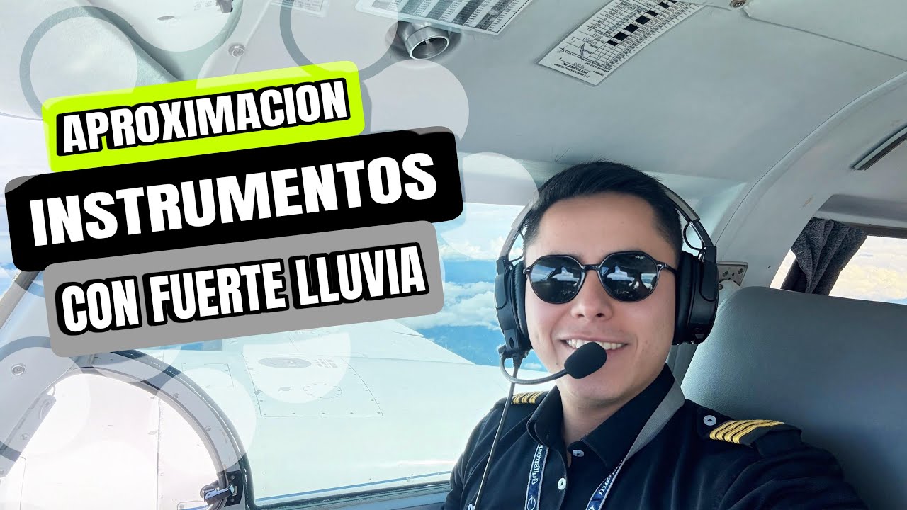 Aproximación RNAV en lluvia intensa a Montería – Vuelo IFR real
