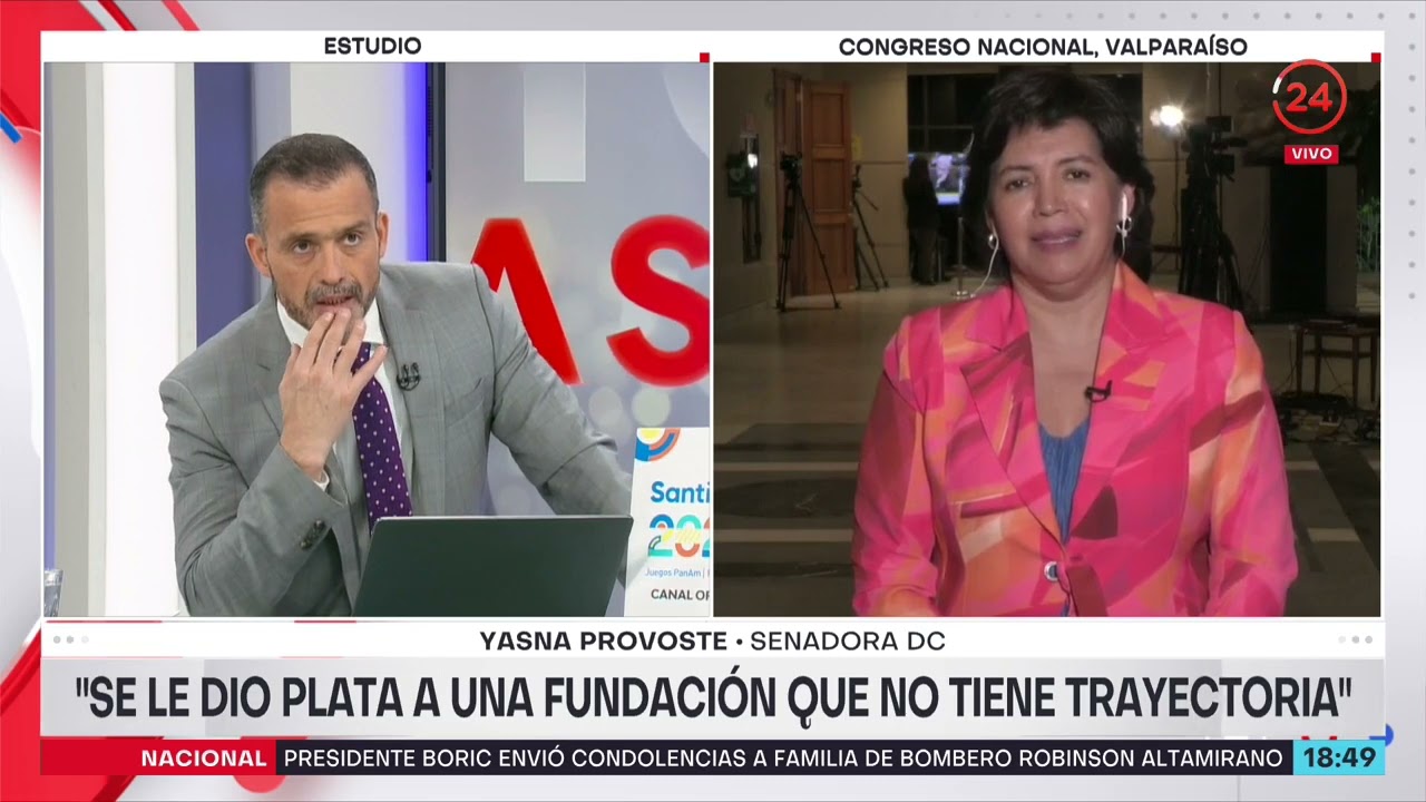 Senadora Provoste: 