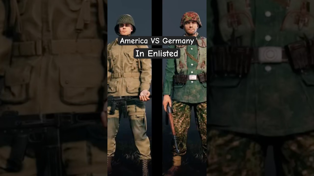 America VS Germany in Enlisted #ww2games #enlisted