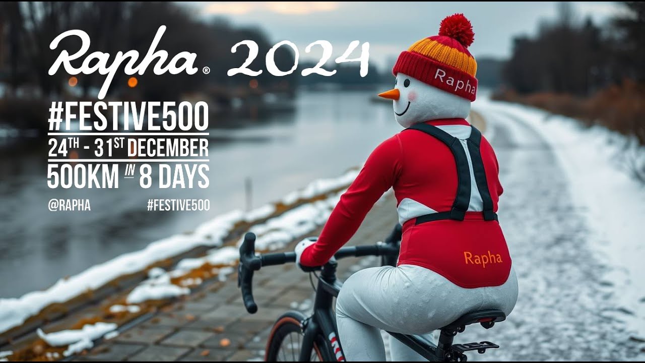 🥶 Meine Winter-Challenge 🥶   Rapha Festive 500 Vlog: 500km in max. 8 Tagen