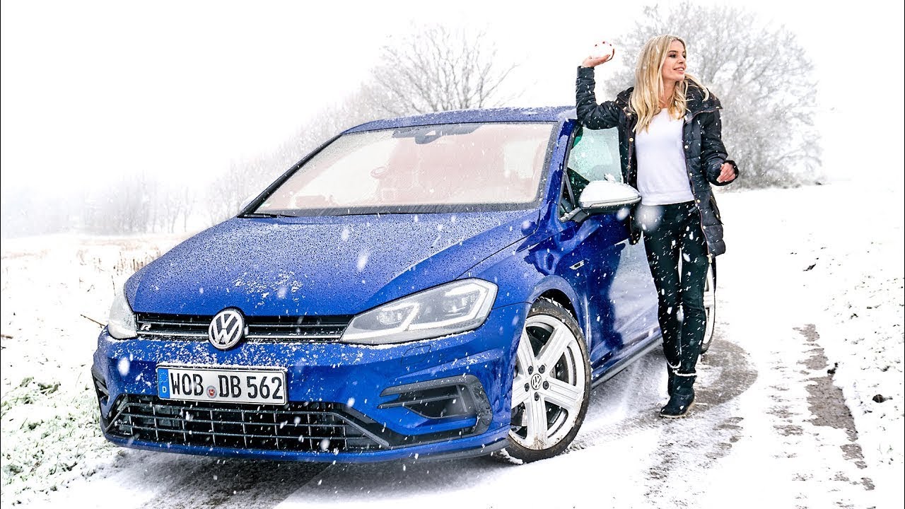VW Golf 7 mk7 R R20 Snow Fun Drift