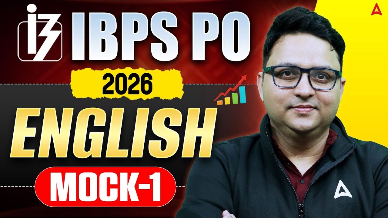 IBPS PO 2026 English | English Mock Test - 1 | Most Expected Paper by Anubhav Sir