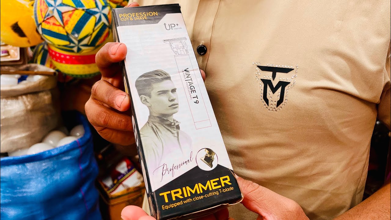 Vintage t9 trimmer machine unboxing video asmr. 