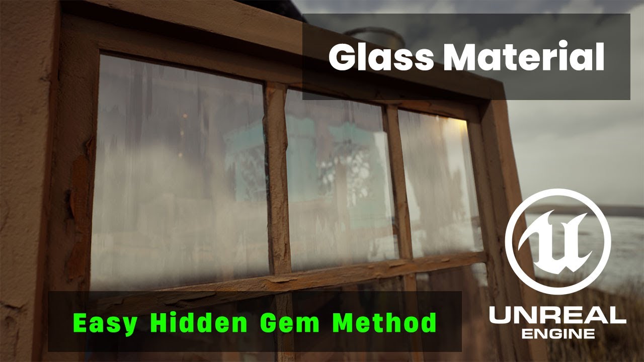 The Best Glass material in Unreal Engine 5