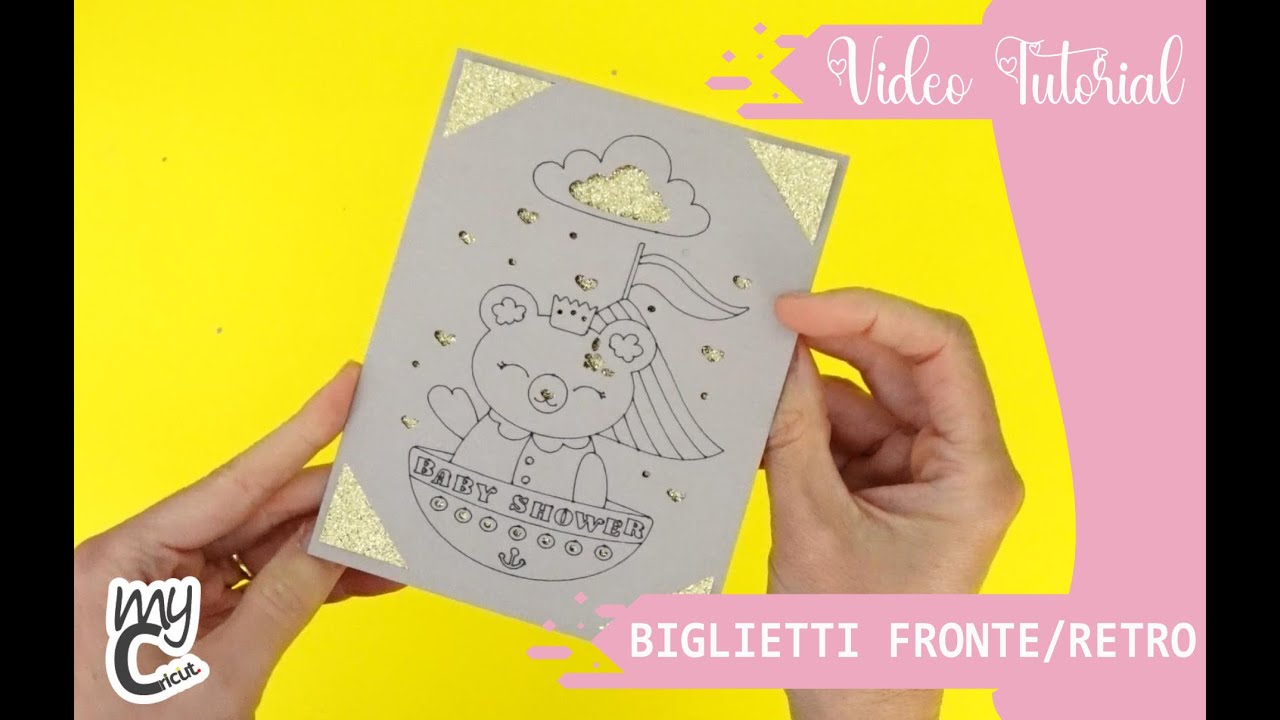 Cricut insert card: come scrivere all'interno. Tutorial fronte/retro