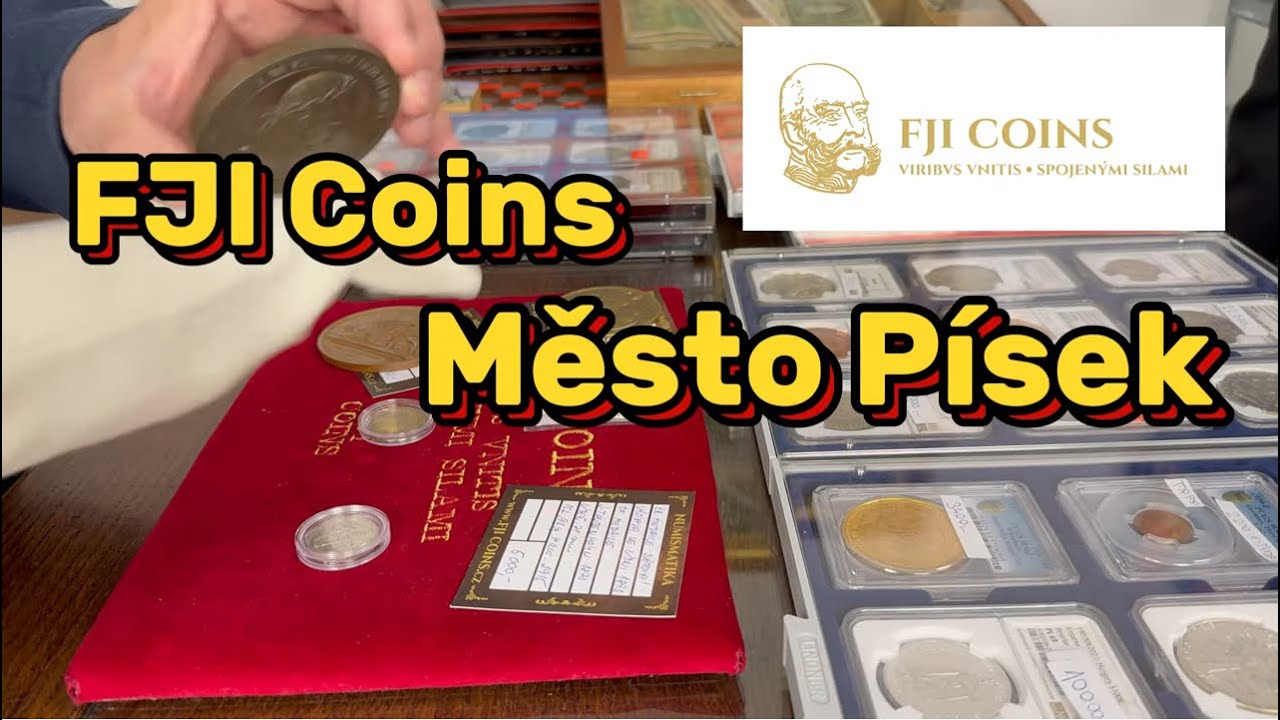Návštěva Numismatického Obchodu FJI Coins ve Městě Písek, Zlaté i Stříbrné Mince, NGC, Sběratelství