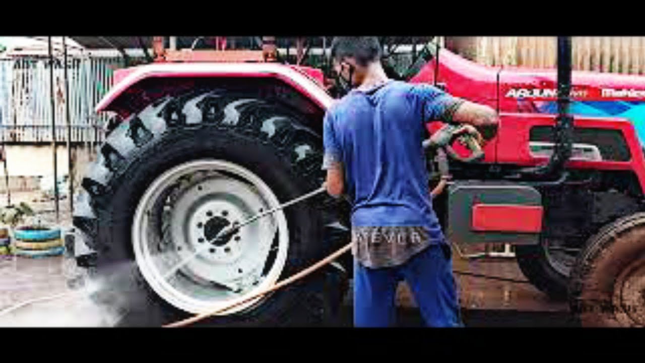 Tractor Wash | foam wash | washing