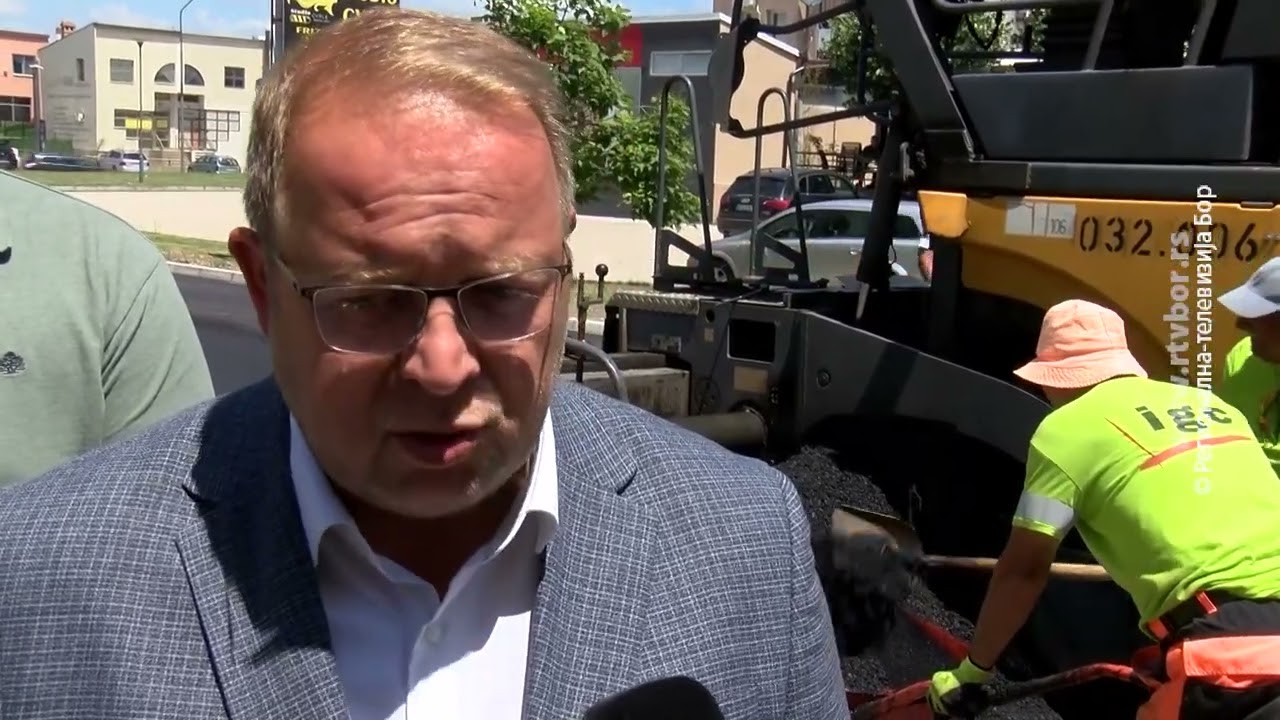 Uređenje ulice „Cara Lazara“ u Boru, 4. jul 2024. (RTV Bor)