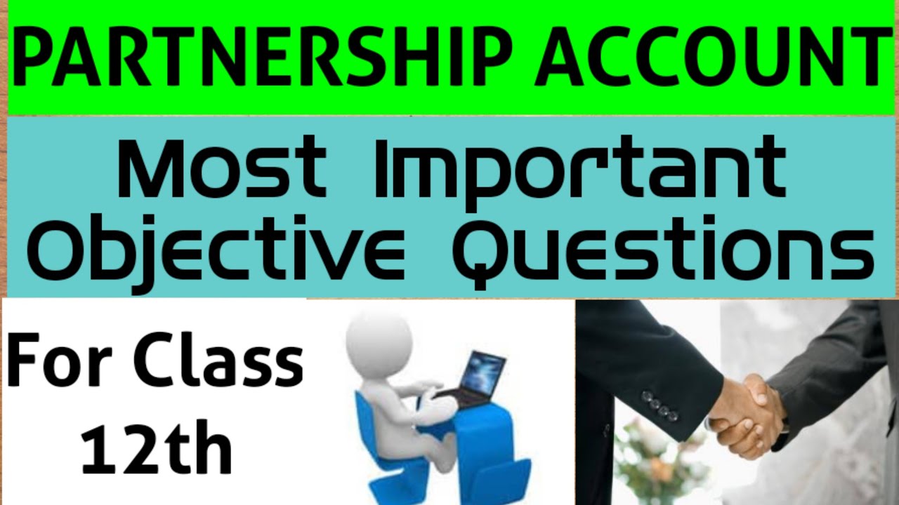 MCQ on Partnership Accounts | MCQ on Accounting for partnership firm | Mix Questions