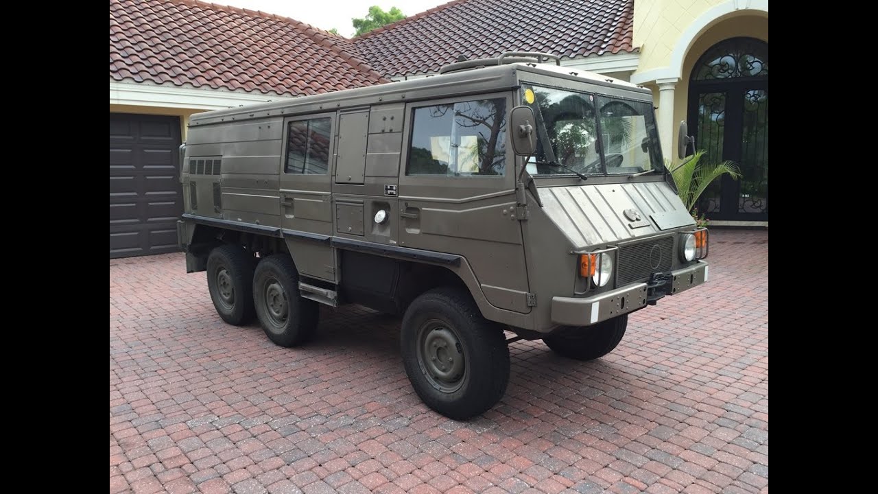 Steyr Puch Pinzgauer 6x6 712K 1977 года выпуска, военный автомобиль, продаётся в Неапольском авто...