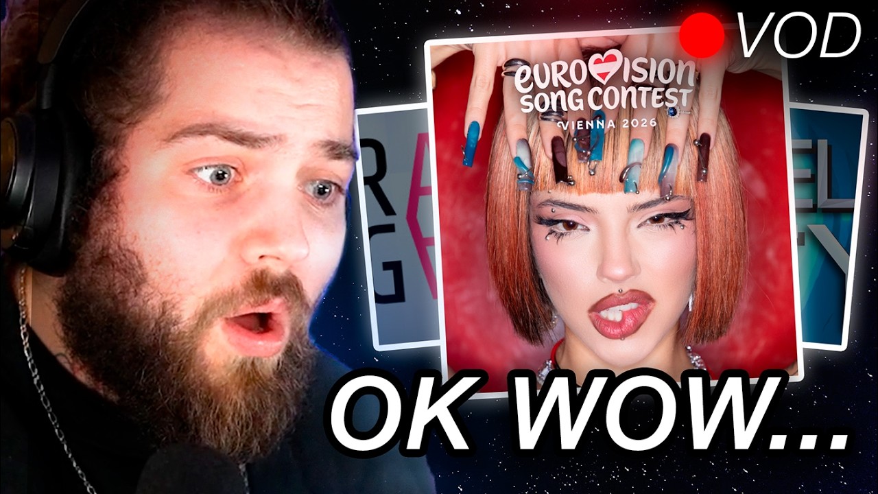 REACT ÀS MÚSICAS DA EUROVISÃO! Internet Proibida e Joguinhos | Lives do Wuant