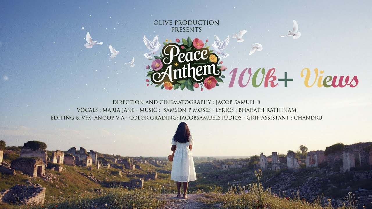 Peace Anthem | Tamil Song | MARIA JANE | SAMSON P MOSES | JACOB SAMUEL B