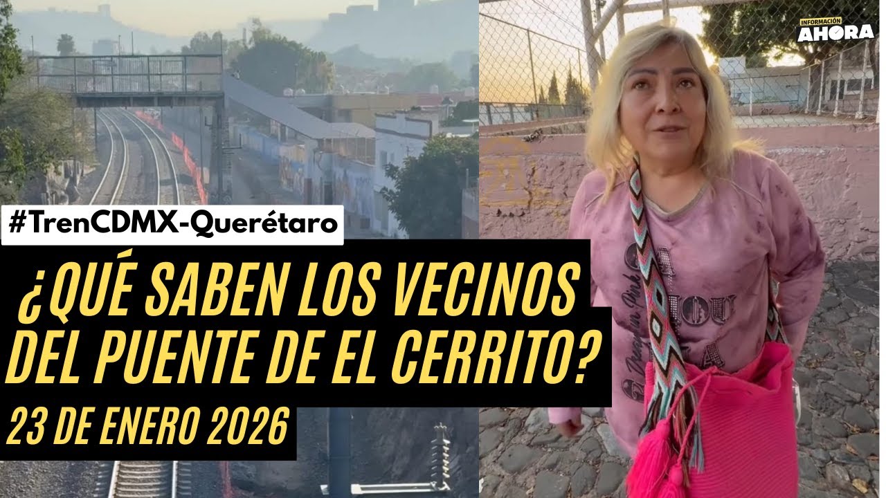 ESTO HAN DICHO AUTORIDADES SOBRE OBRAS DEL TREN DE PASAJEROS EN EL CERRITO