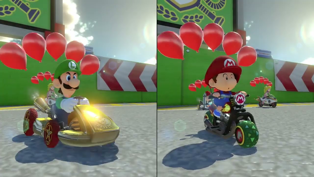 Mario Kart 8 Deluxe – Battle 2 Players Gameplay Multiplayer (Team Game)