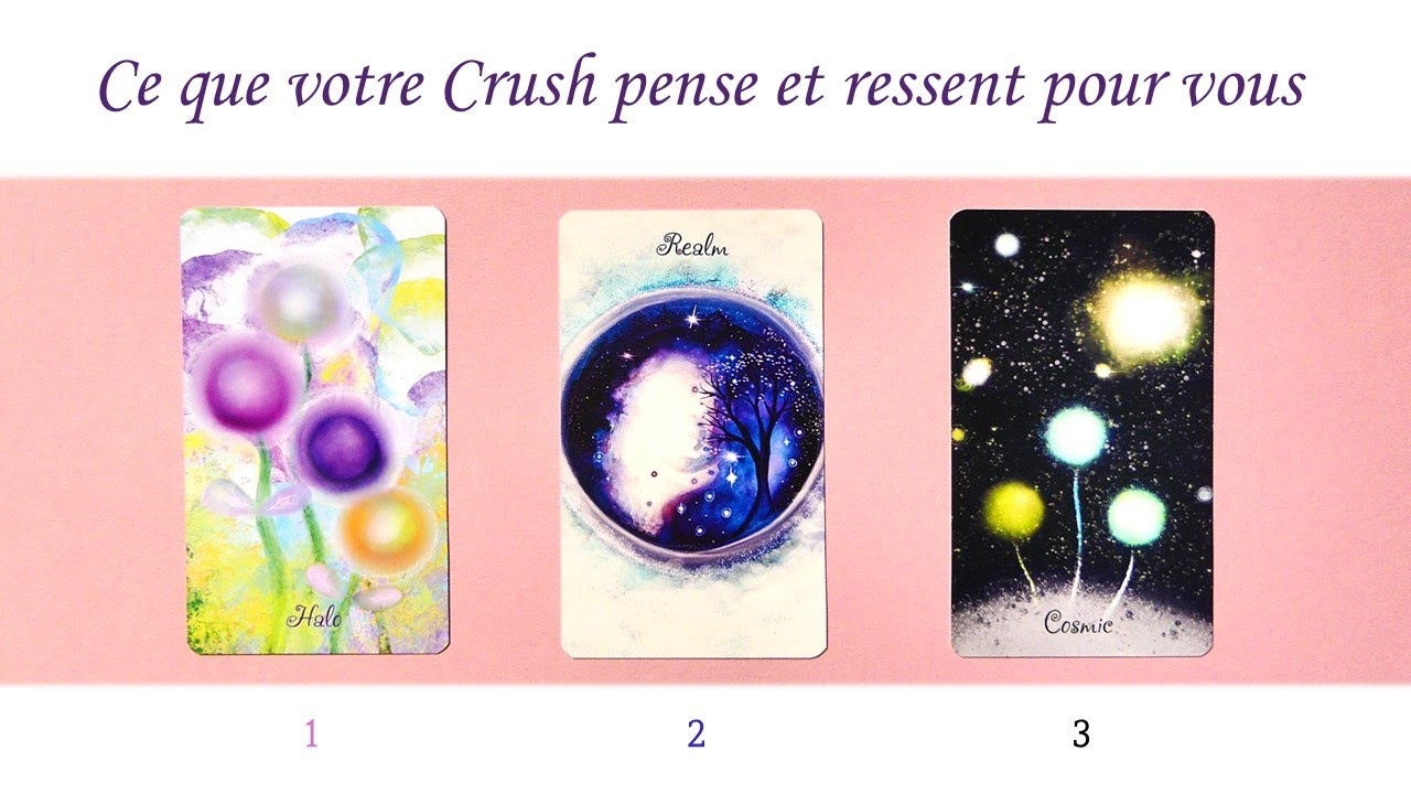Votre Crush ⭐Pensées et Ressentis de cette personne pour vous - Tirage à 3 choix🌞💫🌠