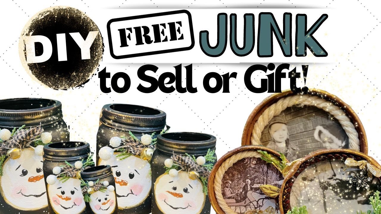 DIY with Free Junk and Techniques you don't want to miss!